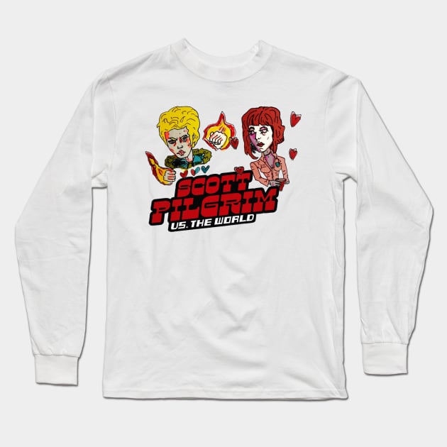 SCott pilgrim vs the world Long Sleeve T-Shirt by MattisMatt83